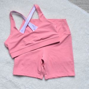 Pink Lemonade Kavala Biker Shorts